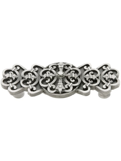 Chateau Drawer Pull - 3 inch Center to Center in Antique Pewter.